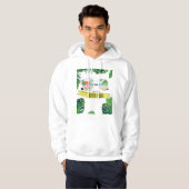 vakantie op het eiland zuidpadre hoodie (Voorkant volledig)