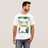 vakantie op het eiland zuidpadre t-shirt (Voorkant volledig)