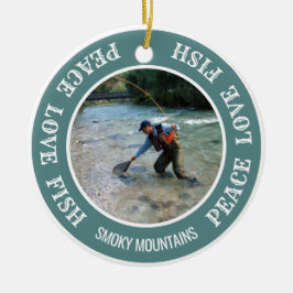 Vakantie op maat Je foto Gevist Keramisch Ornament