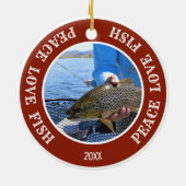 Vakantie op maat Je foto Gevist Keramisch Ornament (Achterkant)