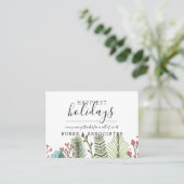 Vakantie op maat voor bedrijf visitekaartje (Staand voorkant)