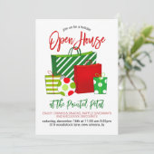 Vakantie Open Huis Evenement Kaart (Staand voorkant)