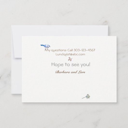 Vakantie Open Huis: uitnodiging (Achterkant)