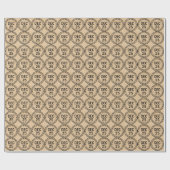 Vakantie opent geen kerstpapier cadeaupapier (Vlak)