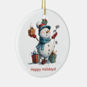 Vakantie opfleuren keramisch ornament (Rechts)