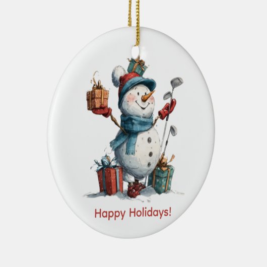 Vakantie opfleuren keramisch ornament (Rechts)