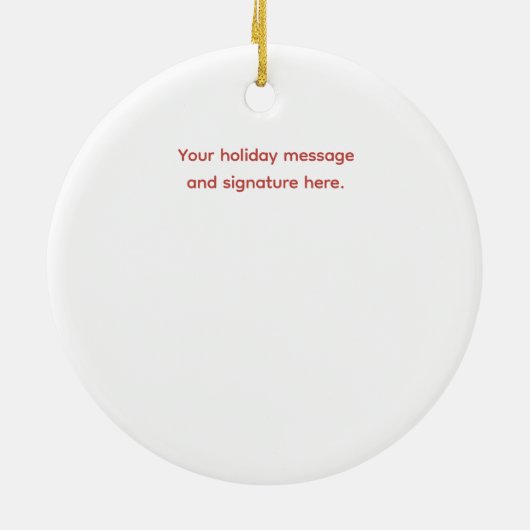 Vakantie opfleuren keramisch ornament (Achterkant)