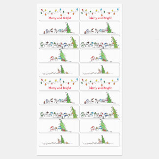 Vakantie opslag en cadeau labels