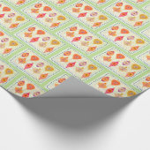 Vakantie  Ornament inpakpapier (Hoek)