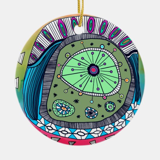 Vakantie ornament Kerstboom cadeau kunst (Voorkant)