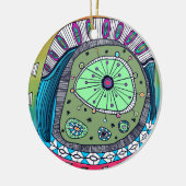 Vakantie ornament Kerstboom cadeau kunst (Links)