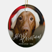 Vakantie Ornament *Vrolijke Scriptmas* (Links)