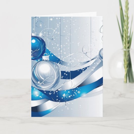 VAKANTIE ORNAMENTEN - BLAUW #1 NOTITIEKAARTJE (Voorkant)