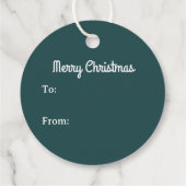 Vakantie Ornamenten cadeau Bedankjes Labels (Achterkant)