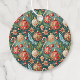 Vakantie Ornamenten cadeau Bedankjes Labels