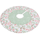 Vakantie Ornamenten en Evergreens Treeskirt Kerstboom Rok (Gekanteld)