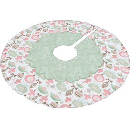 Vakantie Ornamenten en Evergreens Treeskirt Kerstboom Rok