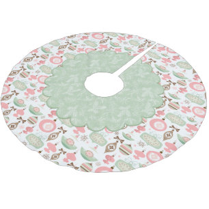 Vakantie Ornamenten en Evergreens Treeskirt Kerstboom Rok