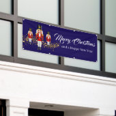 Vakantie Outdoor Banner Notenkraker (Buitenkant Gebouw)