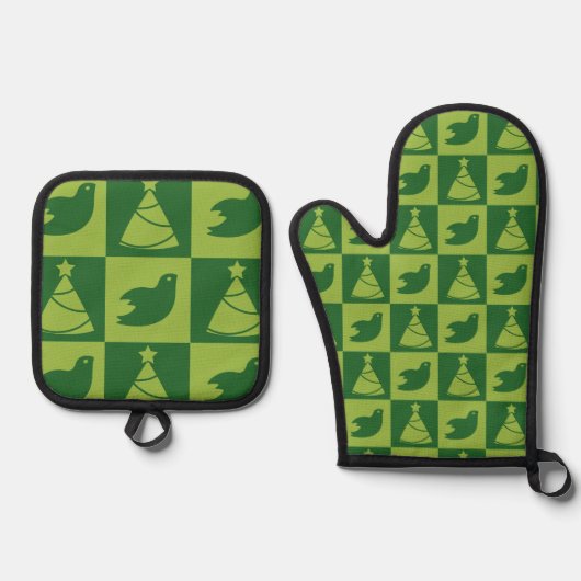 Vakantie Ovenwant & Pannenlap Set (Voorkant)