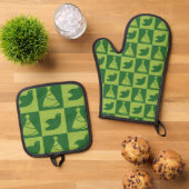 Vakantie Ovenwant & Pannenlap Set (Top down)