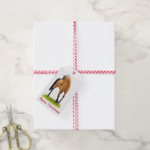 Vakantie Paarden Kerstcadeau Tags Cadeaulabel (Met Touw)