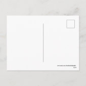 Vakantie Paashaas kind briefkaart (Achterkant)