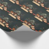 Vakantie Pajama Vibes Cadeaupapier (Hoek)