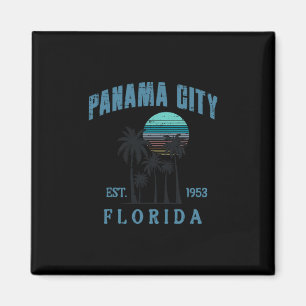 Vakantie Panama City Florida Est 1953 Zomer Mannen Magneet