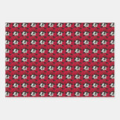 Vakantie Paperwhites en Amaryllis Bloemenpatroon Inpakpapier Vel (Voorkant)