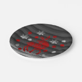 Vakantie Papier Borden Feestelijke rendieren Party Papieren Bordje (Gekanteld)