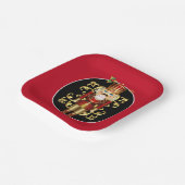 Vakantie papier Borden-Notenkraker Papieren Bordje (Gebogen)