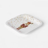 Vakantie papier Borden-Notenkraker Papieren Bordje (Gebogen)