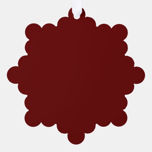 Vakantie papier Ornament Kaart (Achterkant)