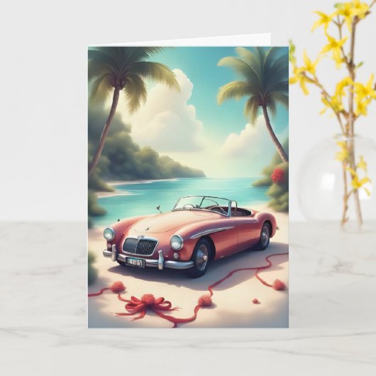 Vakantie Paradise Ride Kaart (Gele Bloem)