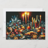 Vakantie Partij Pastel Tekening Tafeldecor Kaart (Voorkant)