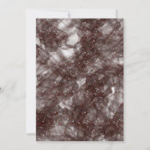 Vakantie Party Glitterij Glam Uitnodigingen (Achterkant)