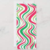 Vakantie Party Groovy Corporate Kerstfeest Kaart (Achterkant)