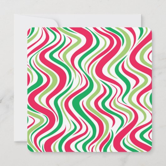 Vakantie Party Groovy Corporate Kerstfeest Kaart (Achterkant)