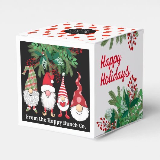 Vakantie Party gunst box & Keepsake Ornament Bedankdoosjes (Voorkant Zijde)