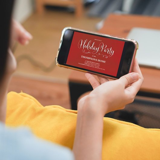 Vakantie Party Kalligrafie Script feestelijk Kaart