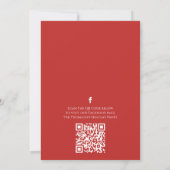 Vakantie Party Retro Rode Vrachtwagen Custom Kaart (Achterkant)