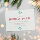 Vakantie Party Uitnodiging Kerstfeest Uitnodigen