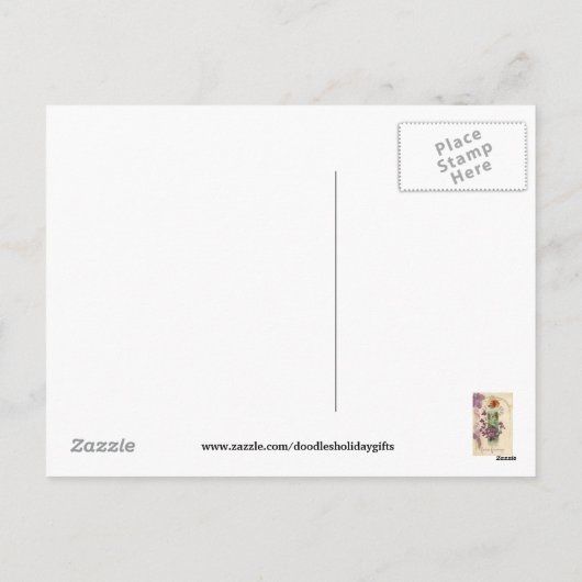  Vakantie Pasen Groet Briefkaart (Achterkant)