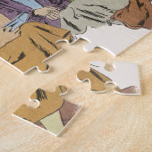 vakantie, passagiersschip op dek legpuzzel (Zijkant)