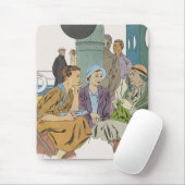  vakantie, passagiersschip op dek muismat (Met muis)