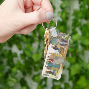  vakantie, passagiersschip op dek sleutelhanger