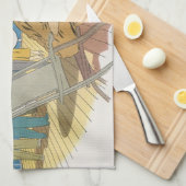  vakantie, passagiersschip op dek theedoek (Quarter Fold)