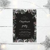 Vakantie Pastel Greenery Kerstfeest Uitnodiging