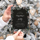 Vakantie Pastel Greenery Kerstfeest Uitnodiging